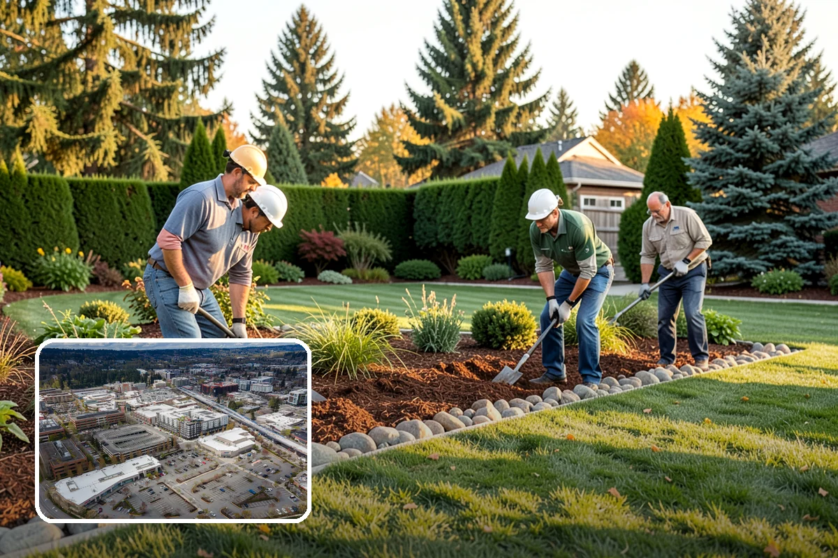 Nandina Pruning in Redmond, King County, WA - Preserves the natural layered, tiered form of the plant