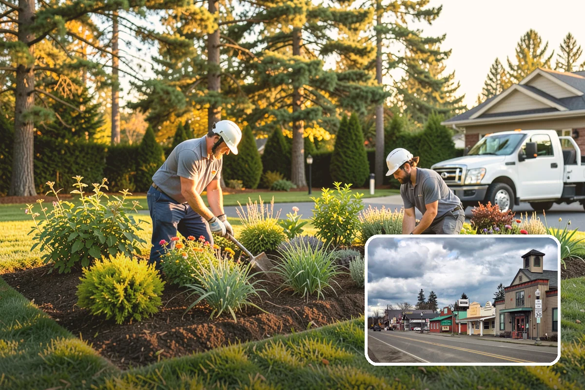 Nandina Pruning in Roy, Pierce County, WA - Preserves the natural layered, tiered form of the plant