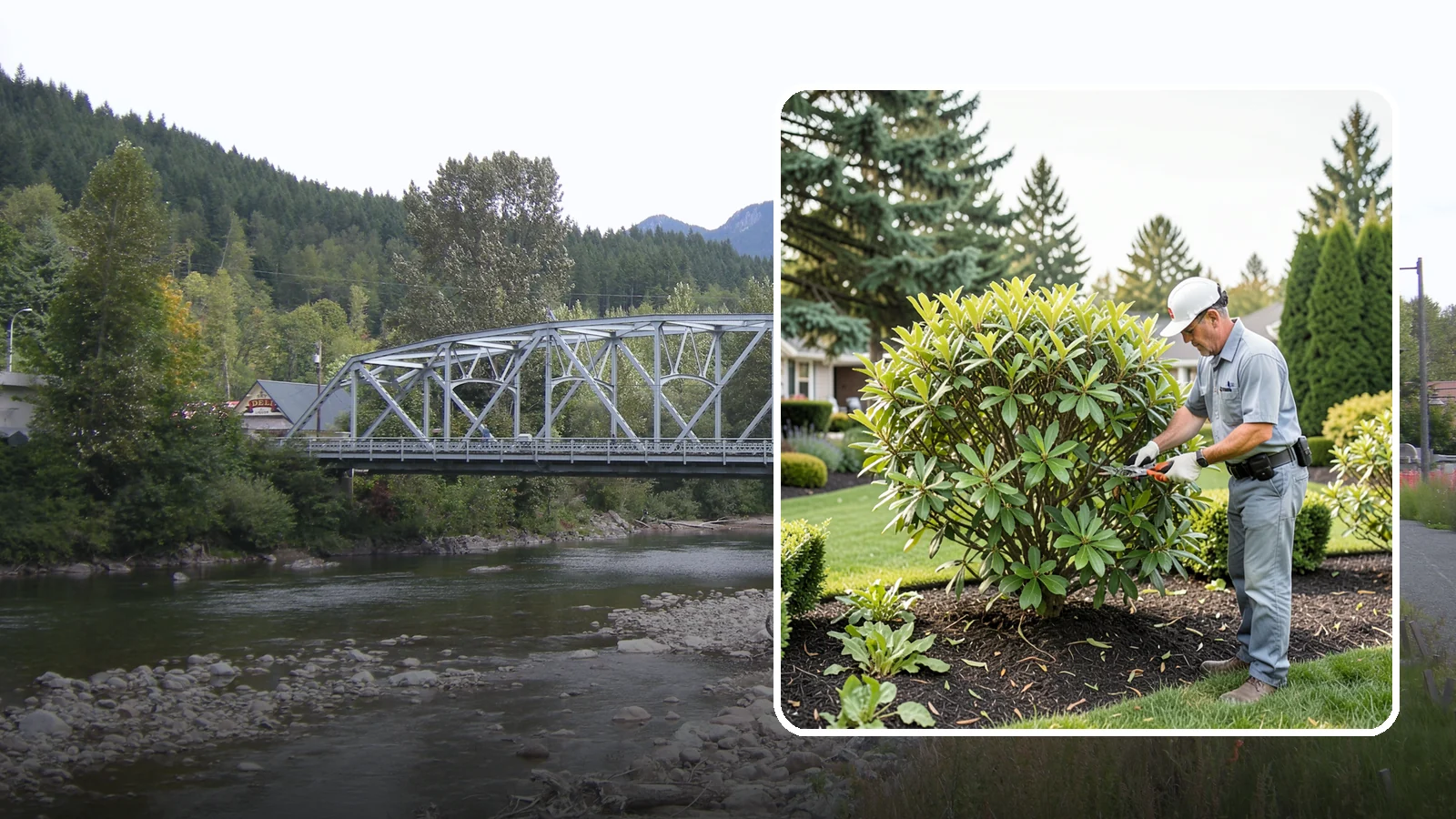 Nandina Pruning in Skykomish, King County, WA - Cane-by-cane thinning of nandina to renew the plant, control height, and maintain its graceful, layered appearance.