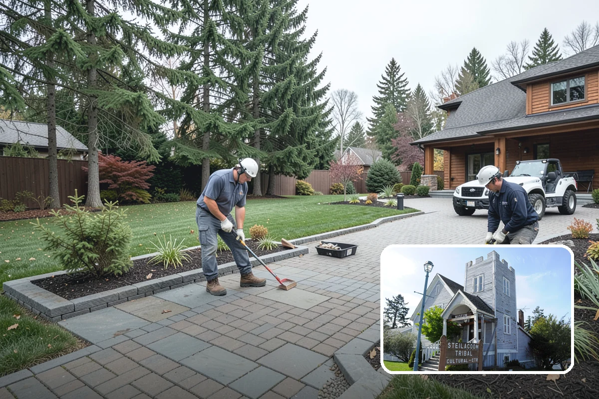 Nandina Pruning in Steilacoom, Pierce County, WA - Preserves the natural layered, tiered form of the plant