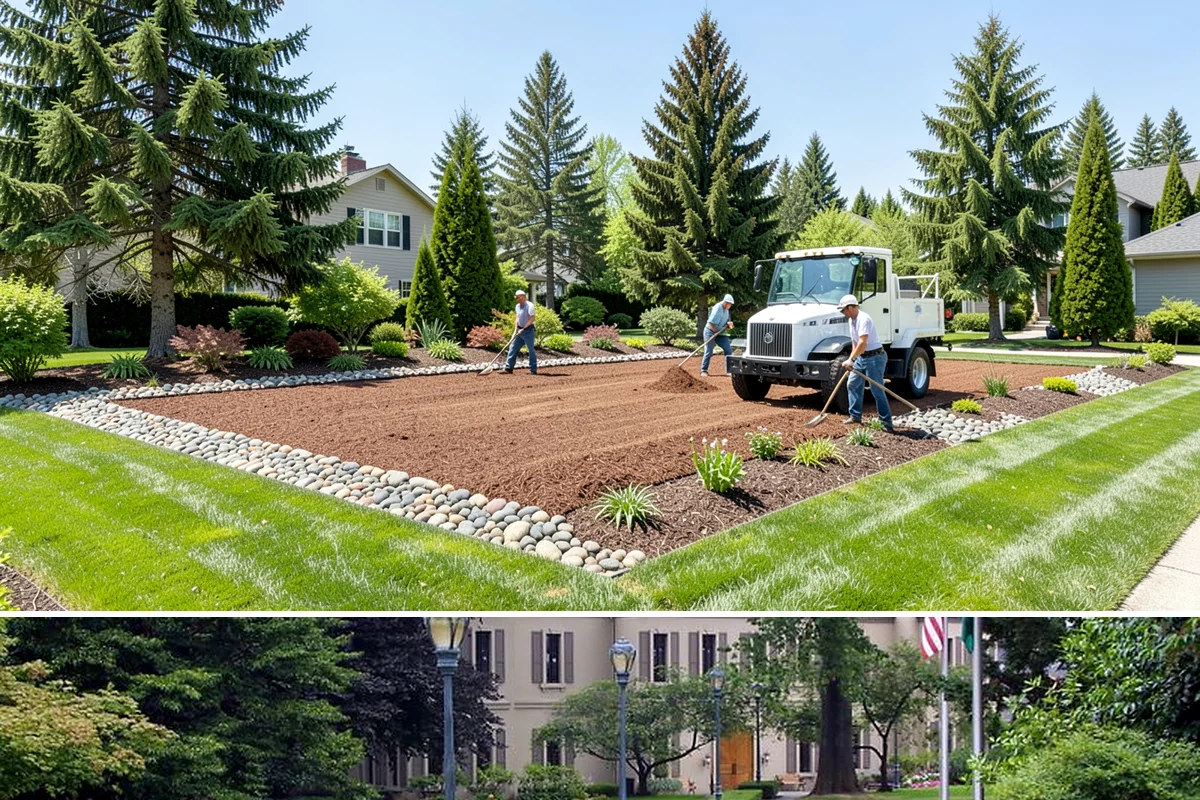 Nandina Pruning in Woodinville, King County, WA - In the PNW, prune nandina in early spring, thinning canes at staggered heights before the season's new growth fills in.
