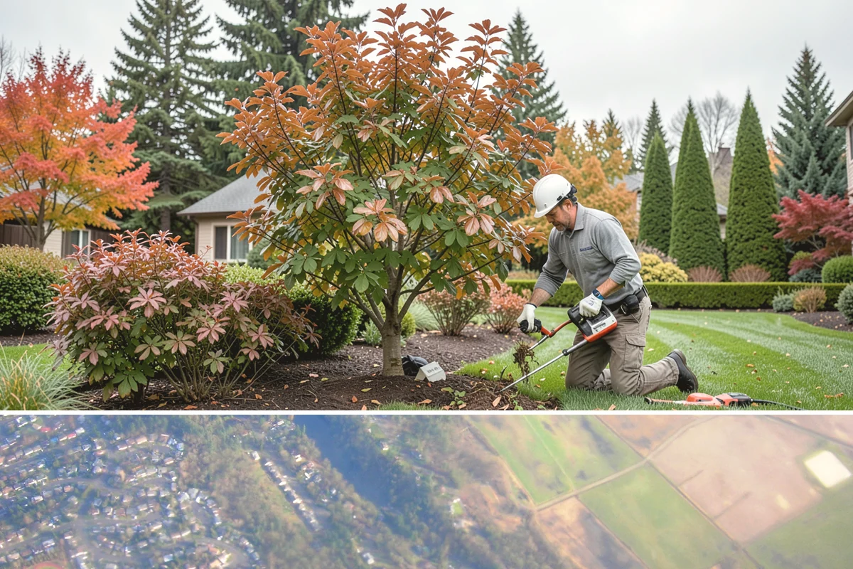 Native Plant Installation in Algona, King County, WA - Fall planting lets Northwest natives root in through the rainy season, giving them the strongest start before their first dry...
