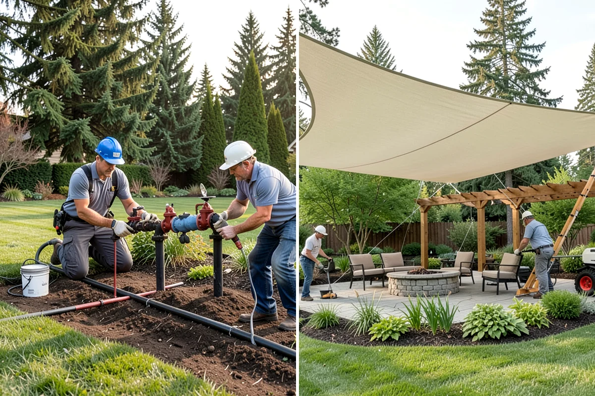 Native Plant Installation in Arlington, Snohomish County, WA - Map sun, shade, and moisture zones on your site
