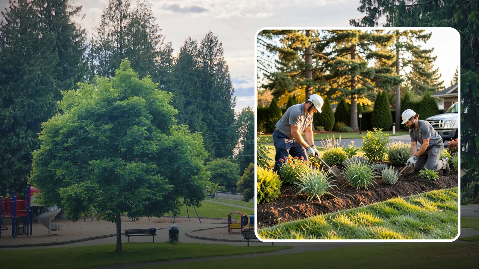 Native Plant Installation in Bonney Lake, Pierce County, WA - We install Pacific Northwest native plants that thrive naturally with minimal water and care.