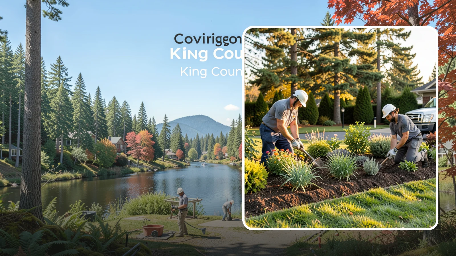 Native Plant Installation in Covington, King County, WA - We install Pacific Northwest native plants that thrive naturally with minimal water and care.
