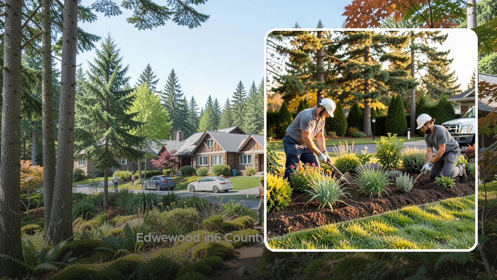 Native Plant Installation in Edgewood, Pierce County, WA - We install Pacific Northwest native plants that thrive naturally with minimal water and care.