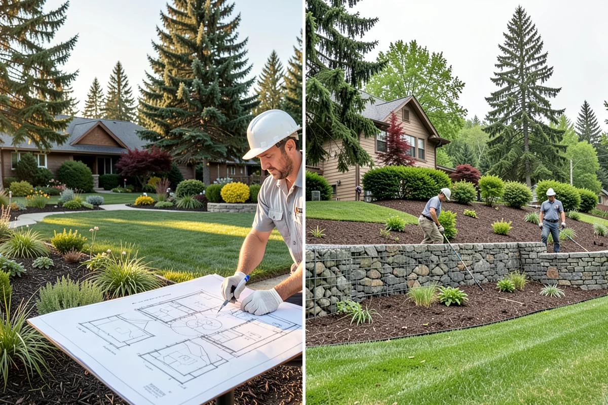 Native Plant Installation in Enumclaw, King County, WA - Map sun, shade, and moisture zones on your site