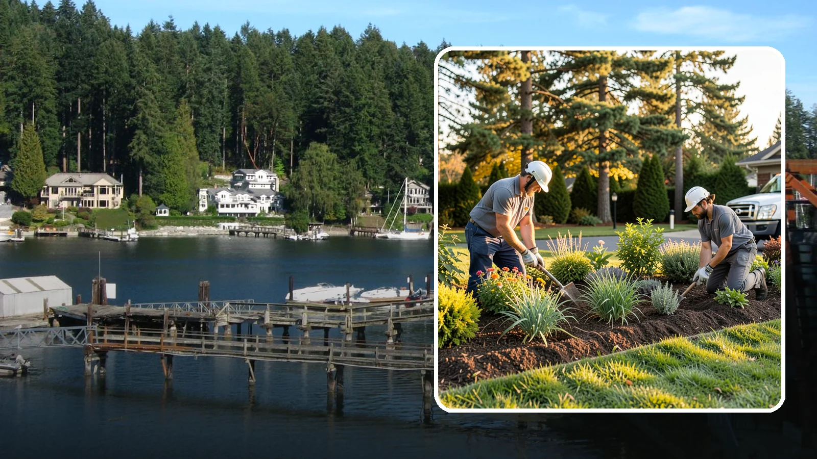Native Plant Installation in Gig Harbor, Pierce County, WA - We install Pacific Northwest native plants that thrive naturally with minimal water and care.