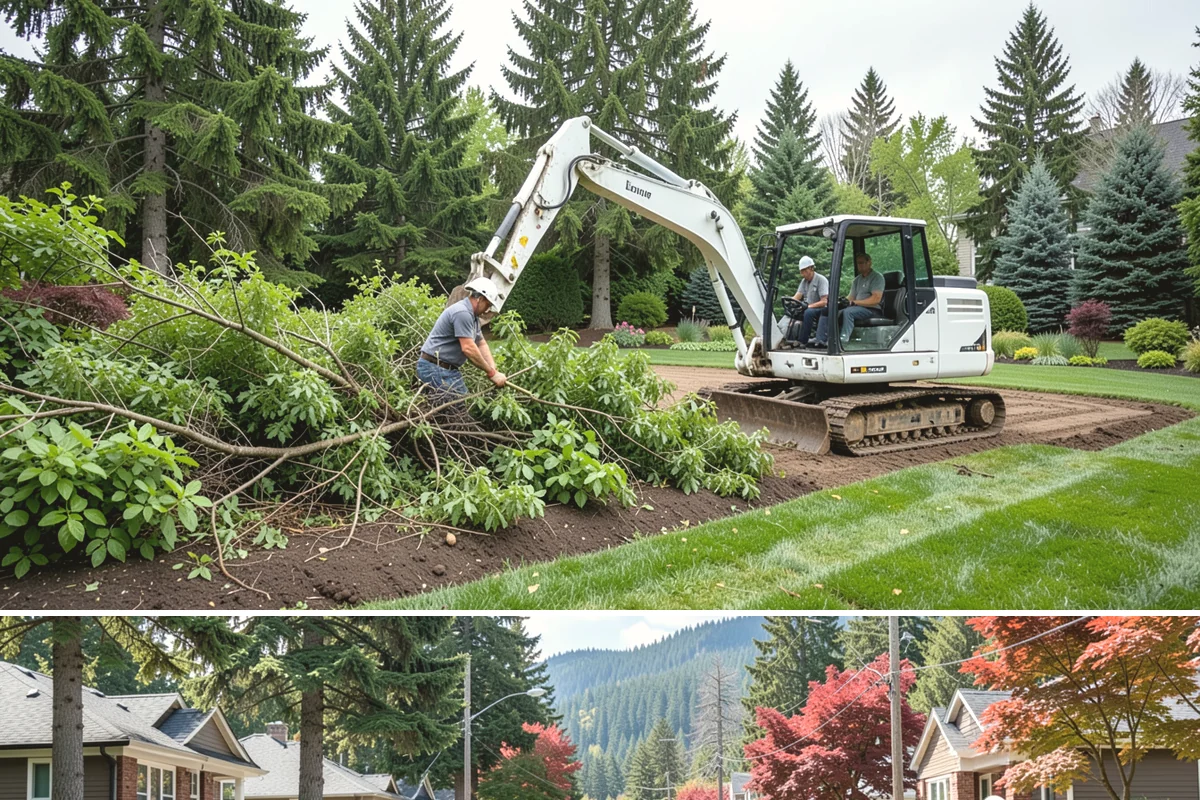 Native Plant Installation in Hunts Point, King County, WA - Fall planting lets Northwest natives root in through the rainy season, giving them the strongest start before their first dry...