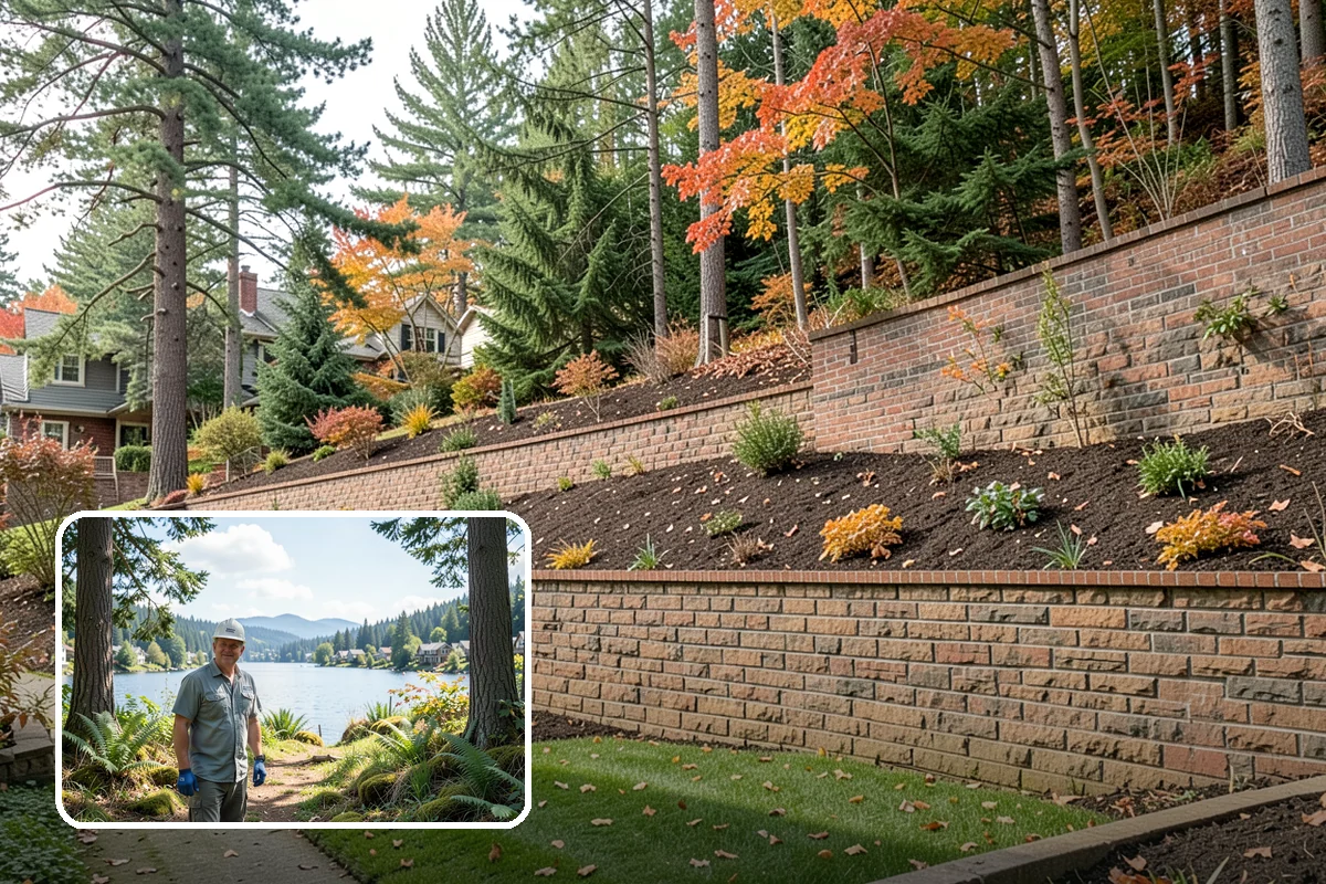 Native Plant Installation in Milton, King County, WA - Dramatically reduced summer watering once established