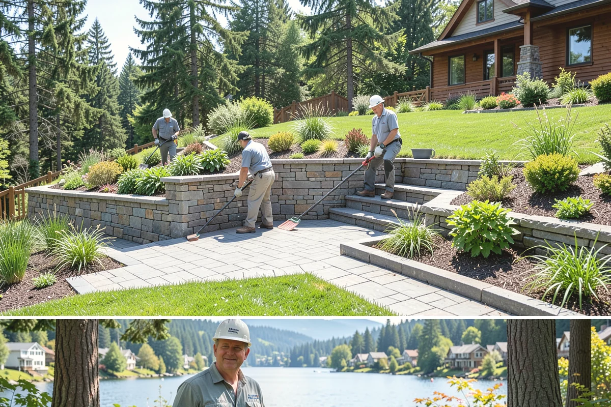 Native Plant Installation in Milton, King County, WA - Fall planting lets Northwest natives root in through the rainy season, giving them the strongest start before their first dry...