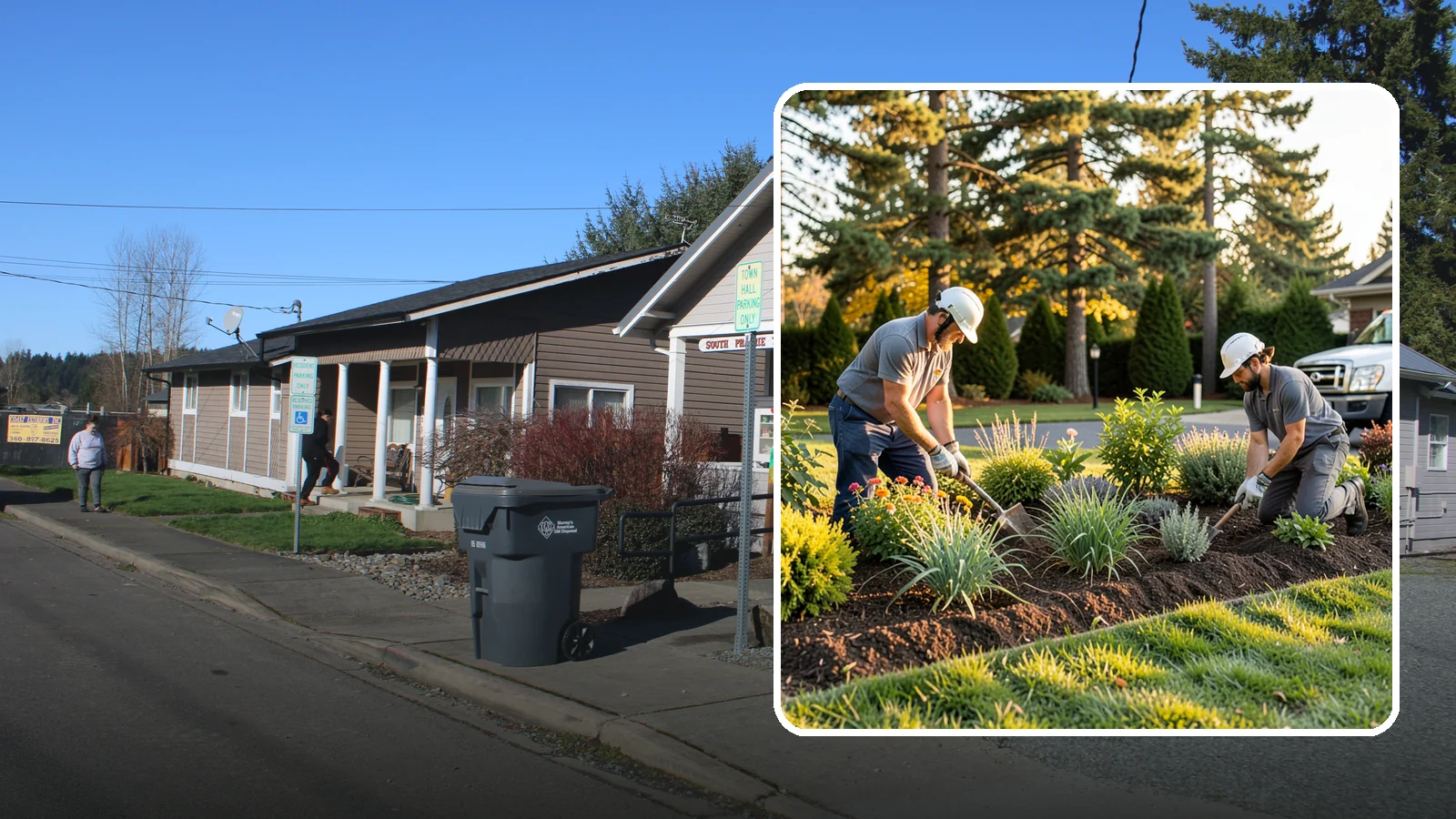 Native Plant Installation in South Prairie, Pierce County, WA - We install Pacific Northwest native plants that thrive naturally with minimal water and care.