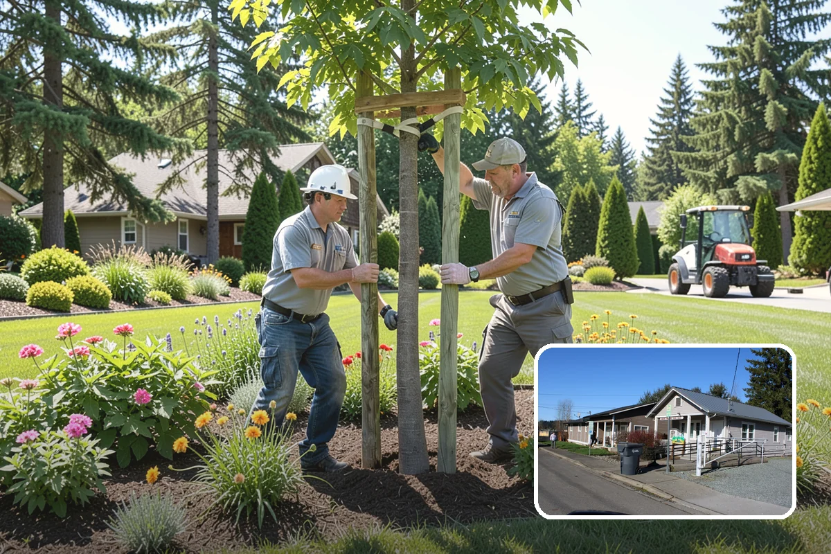 Native Plant Installation in South Prairie, Pierce County, WA - Dramatically reduced summer watering once established