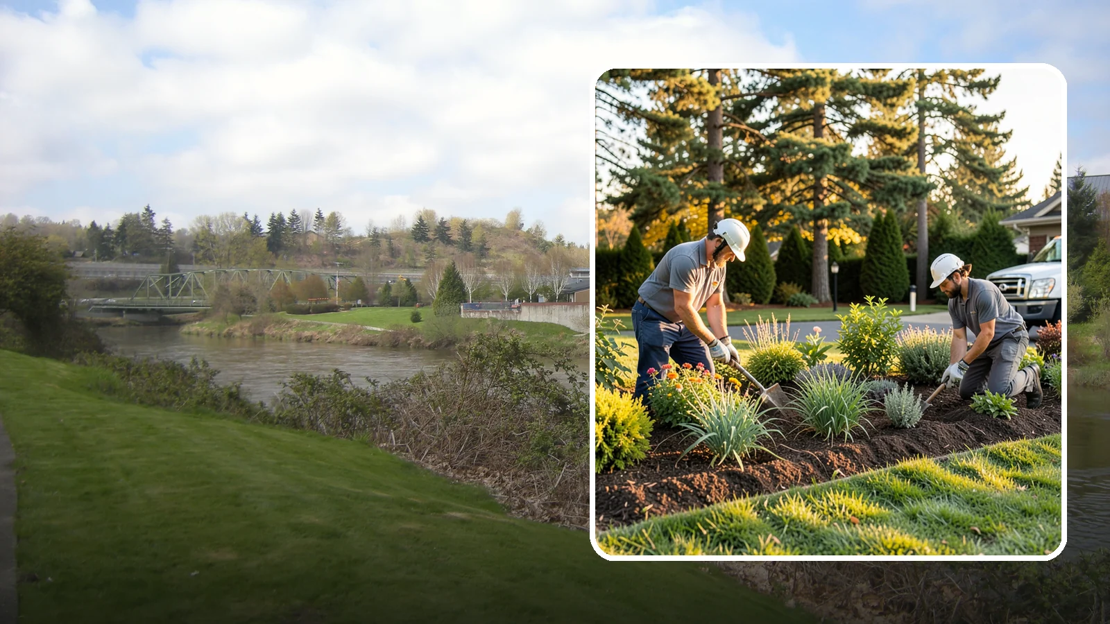 Native Plant Installation in Tukwila, King County, WA - We install Pacific Northwest native plants that thrive naturally with minimal water and care.