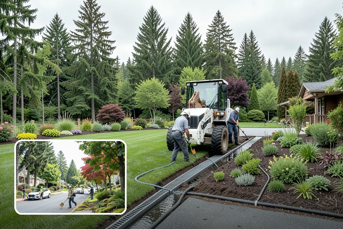 Native Plant Landscaping in Beaux Arts Village, King County, WA - Thrives on rainfall with little irrigation