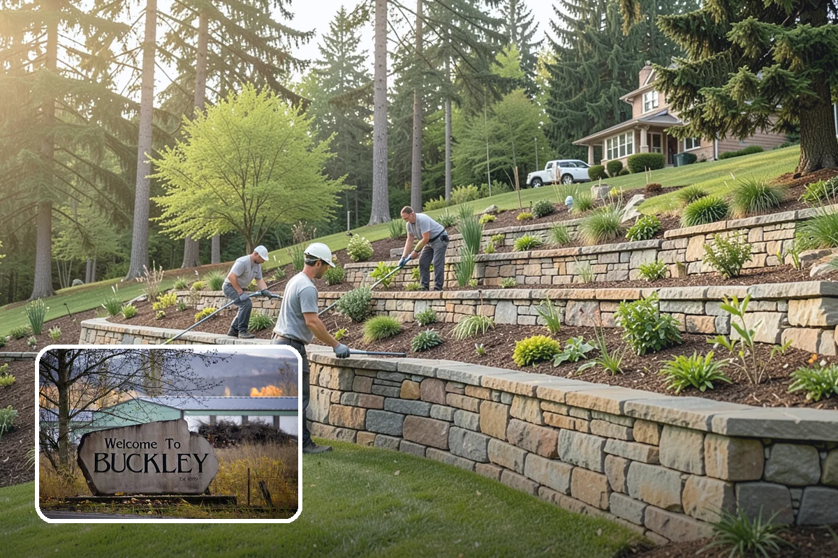 Native Plant Landscaping in Buckley, Pierce County, WA - Thrives on rainfall with little irrigation