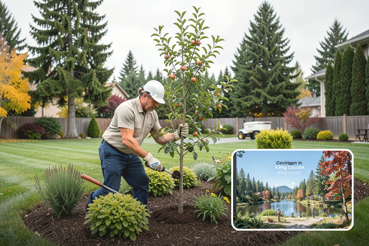Native Plant Landscaping in Covington, King County, WA - Thrives on rainfall with little irrigation