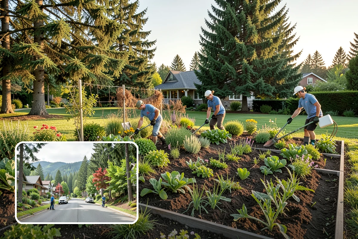 Native Plant Landscaping in Darrington, Snohomish County, WA - Thrives on rainfall with little irrigation