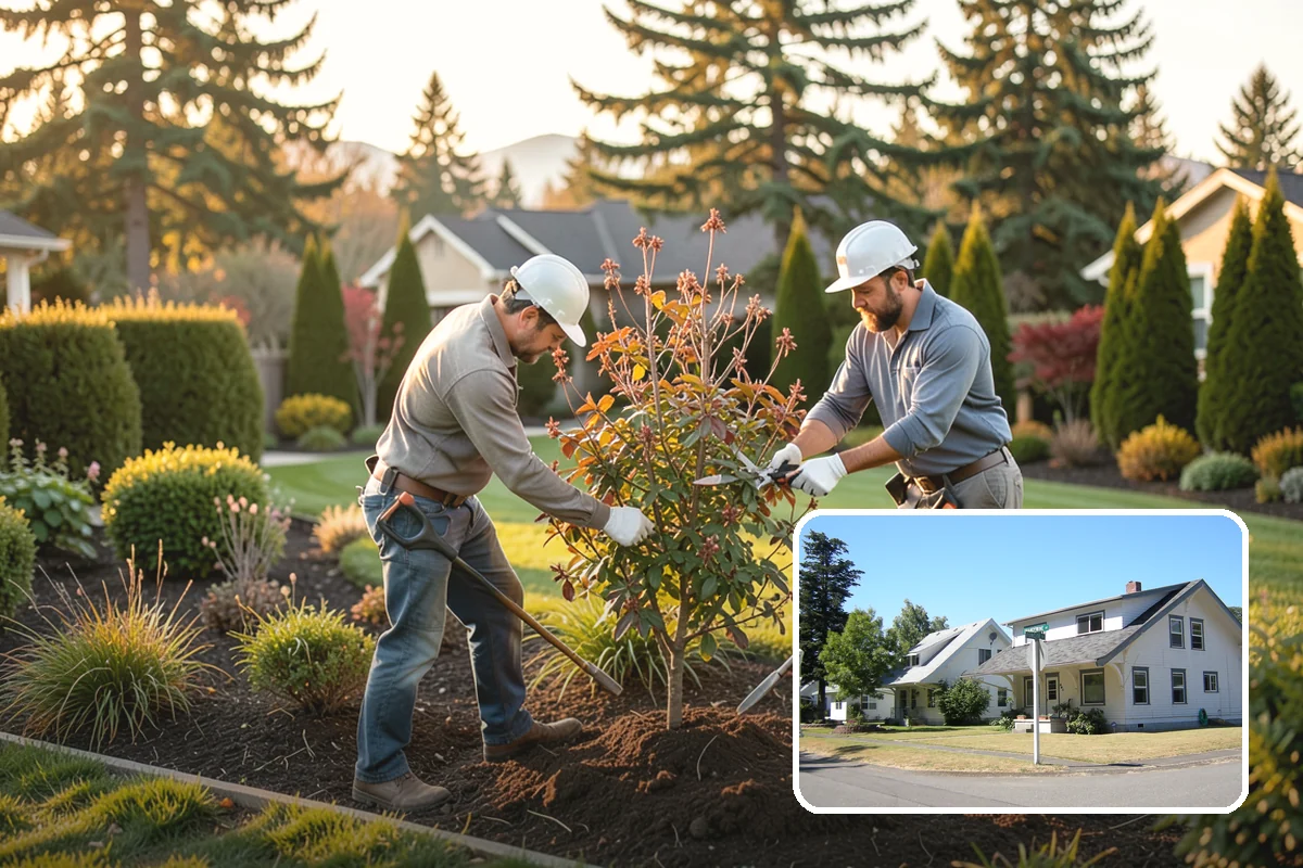 Native Plant Landscaping in DuPont, Pierce County, WA - Thrives on rainfall with little irrigation