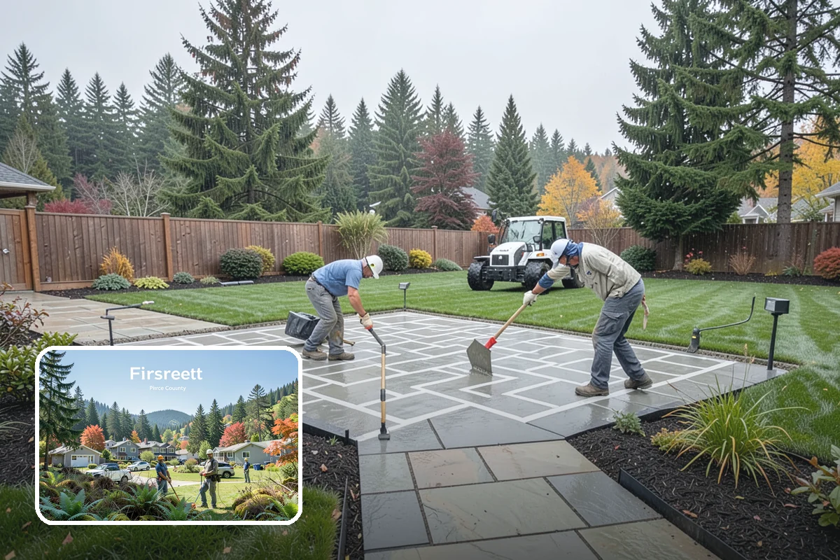 Native Plant Landscaping in Fircrest, Pierce County, WA - Thrives on rainfall with little irrigation