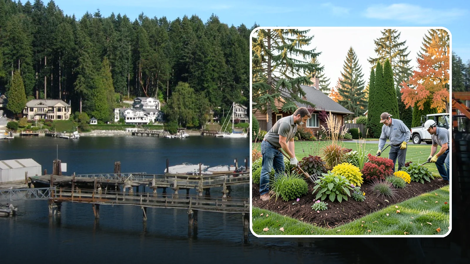Native Plant Landscaping in Gig Harbor, Pierce County, WA - Pacific Northwest native plantings that thrive naturally with less water, care, and chemicals.