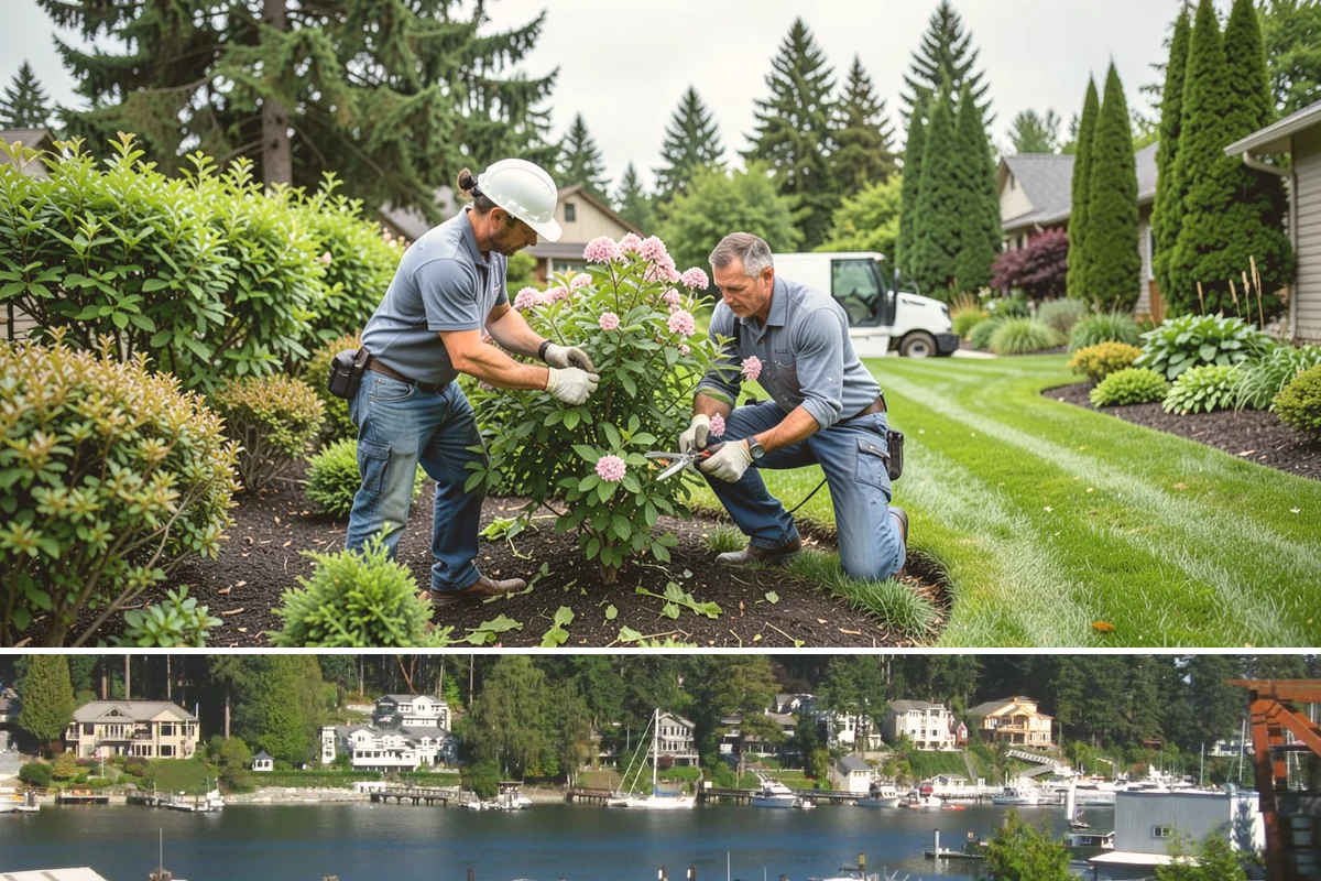 Native Plant Landscaping in Gig Harbor, Pierce County, WA - Best planted in fall or early spring to establish during the wet season.