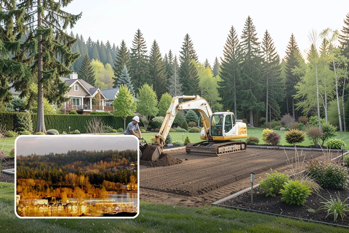Native Plant Landscaping in Kenmore, King County, WA - Thrives on rainfall with little irrigation