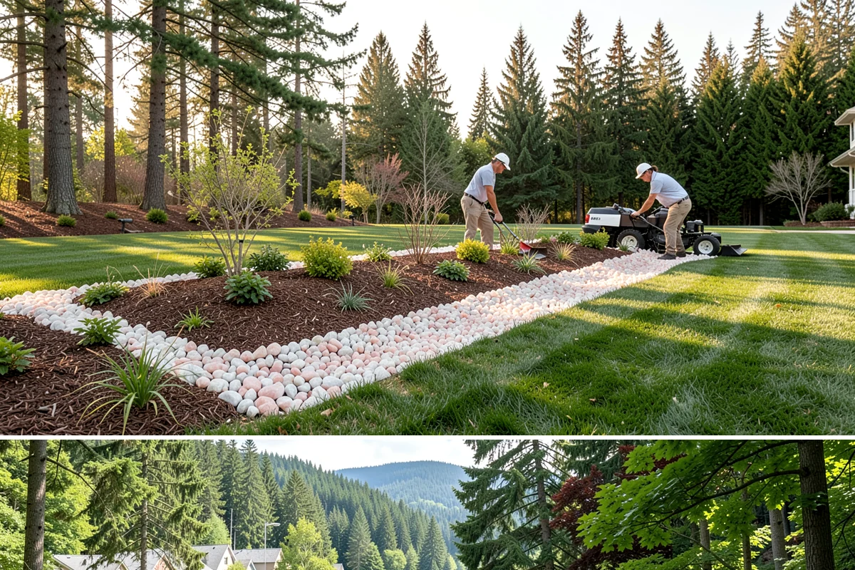 Native Plant Landscaping in Lake Forest Park, King County, WA - Best planted in fall or early spring to establish during the wet season.