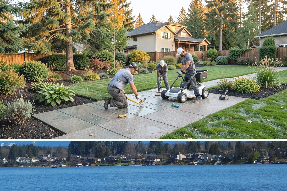 Native Plant Landscaping in Lake Stevens, Snohomish County, WA - Best planted in fall or early spring to establish during the wet season.