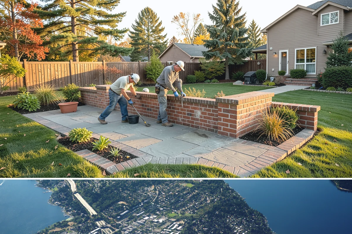 Native Plant Landscaping in Mercer Island, King County, WA - Best planted in fall or early spring to establish during the wet season.