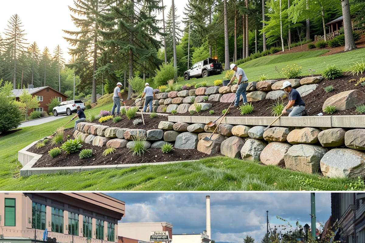 Native Plant Landscaping in Monroe, Snohomish County, WA - Best planted in fall or early spring to establish during the wet season.