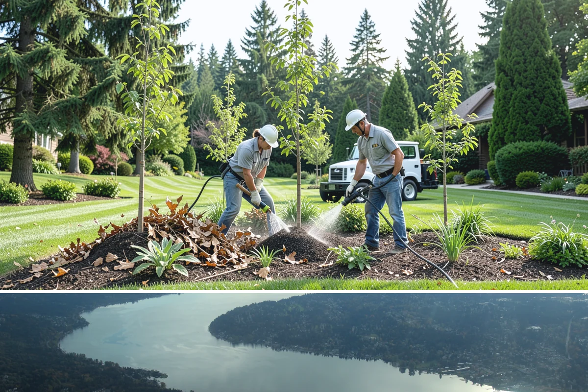 Native Plant Landscaping in Sammamish, King County, WA - Best planted in fall or early spring to establish during the wet season.
