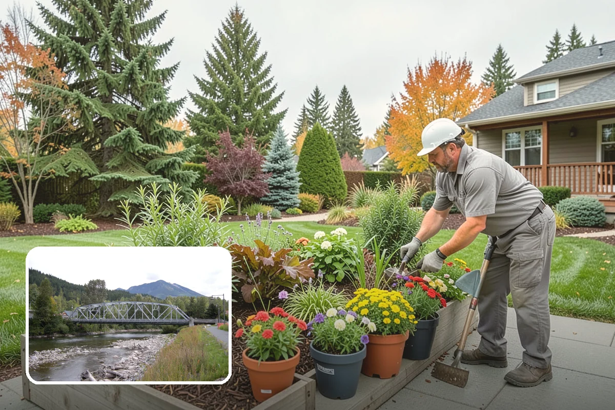 Native Plant Landscaping in Skykomish, King County, WA - Thrives on rainfall with little irrigation