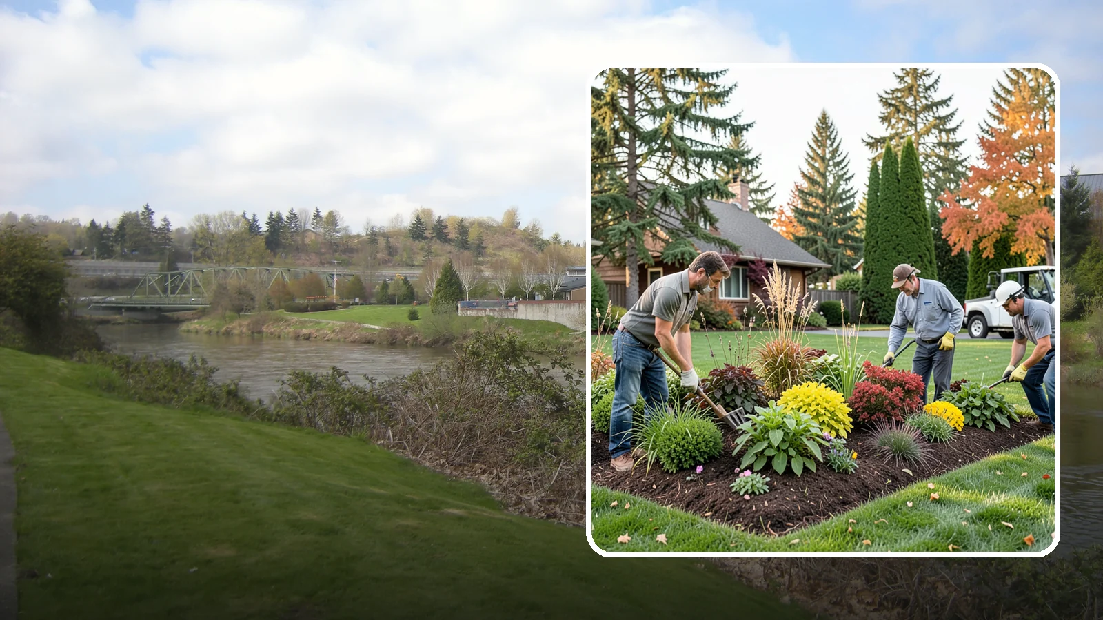 Native Plant Landscaping in Tukwila, King County, WA - Pacific Northwest native plantings that thrive naturally with less water, care, and chemicals.