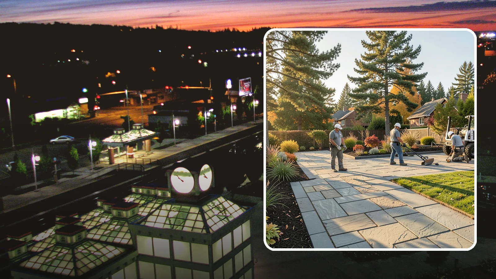 Natural Stone Paver Installation in Auburn, King County, WA - Quarried natural stone pavers in uniform thicknesses that bring one-of-a-kind character to premium Northwest patios and entries.