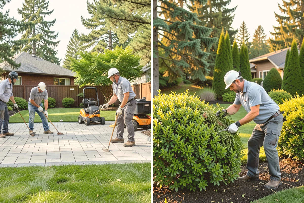 Natural Stone Paver Installation in Bellevue, King County, WA - Assess site drainage and select suitable stone