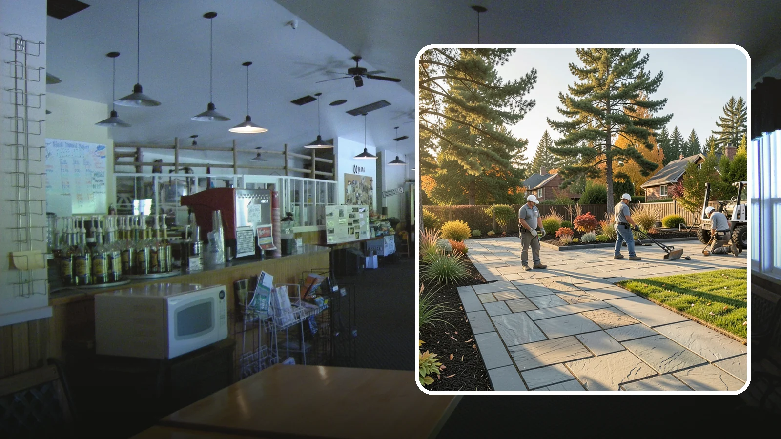 Natural Stone Paver Installation in Black Diamond, King County, WA - Quarried natural stone pavers in uniform thicknesses that bring one-of-a-kind character to premium Northwest patios and entries.
