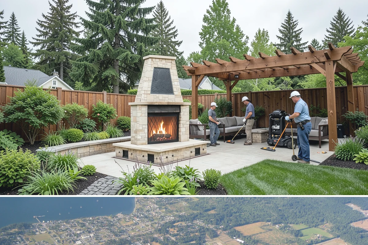 Natural Stone Paver Installation in Coupeville, Island County, WA - Best set in spring through fall so bedding stays dry and any sealer cures fully before the wet season returns.