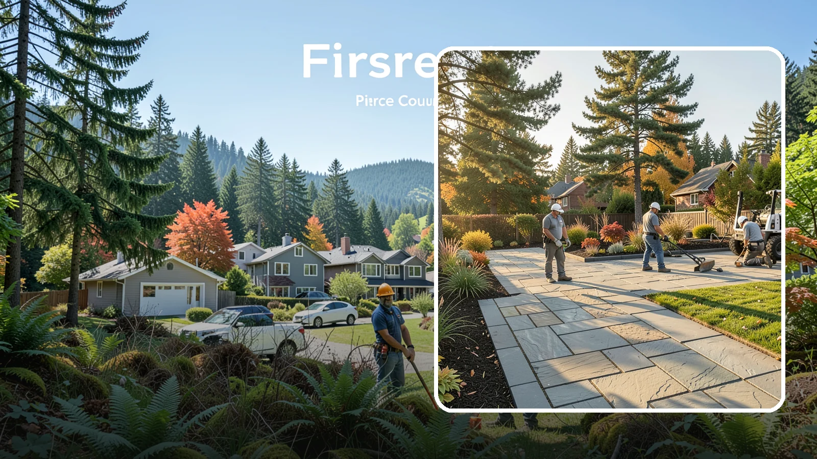 Natural Stone Paver Installation in Fircrest, Pierce County, WA - Quarried natural stone pavers in uniform thicknesses that bring one-of-a-kind character to premium Northwest patios and entries.