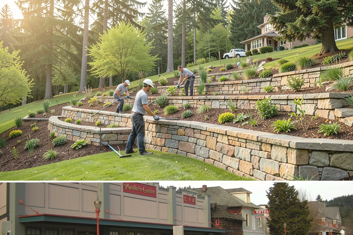 Natural Stone Paver Installation in Issaquah, King County, WA - Best set in spring through fall so bedding stays dry and any sealer cures fully before the wet season returns.