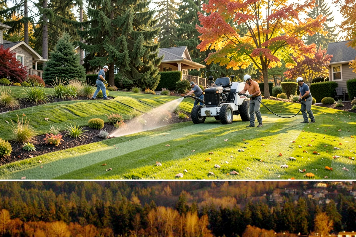 Natural Stone Paver Installation in Kenmore, King County, WA - Best set in spring through fall so bedding stays dry and any sealer cures fully before the wet season returns.