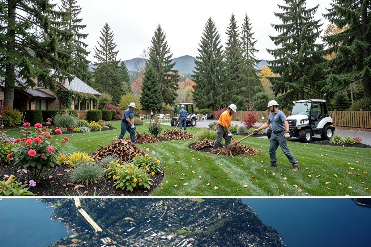 Natural Stone Paver Installation in Mercer Island, King County, WA - Best set in spring through fall so bedding stays dry and any sealer cures fully before the wet season returns.