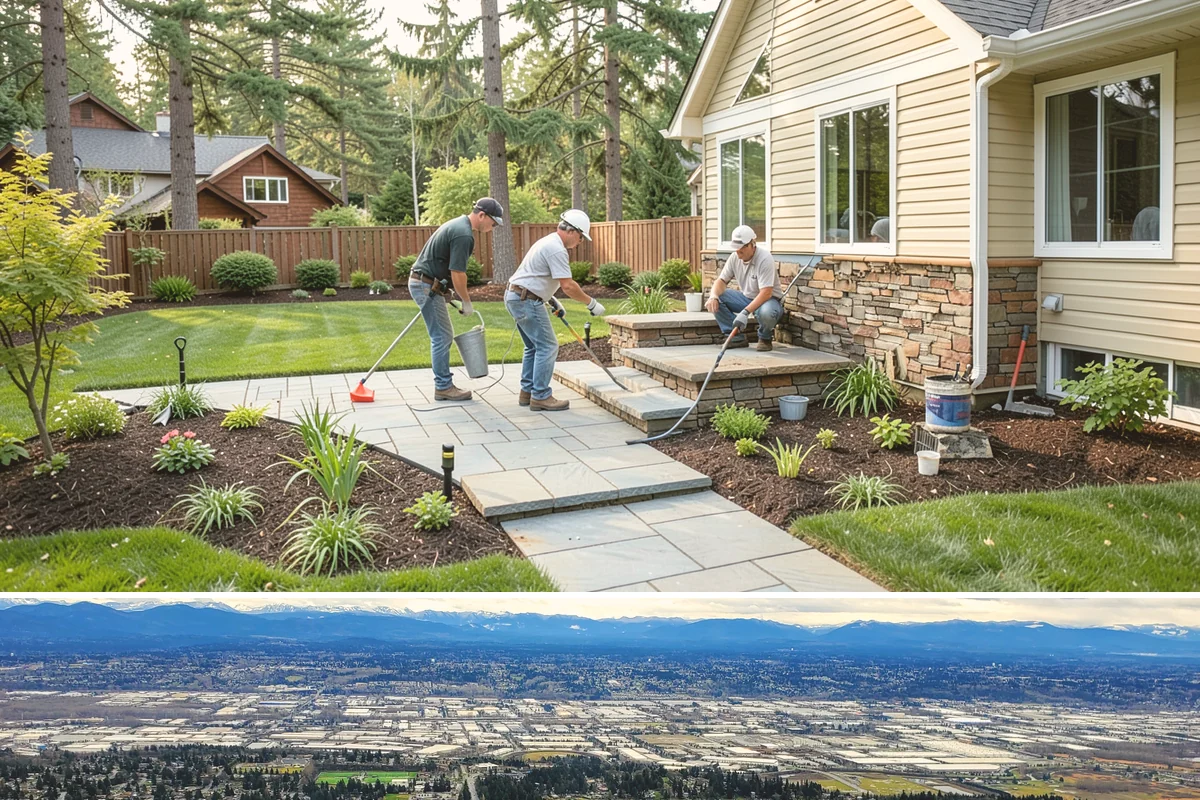 Natural Stone Paver Installation in SeaTac, King County, WA - Best set in spring through fall so bedding stays dry and any sealer cures fully before the wet season returns.