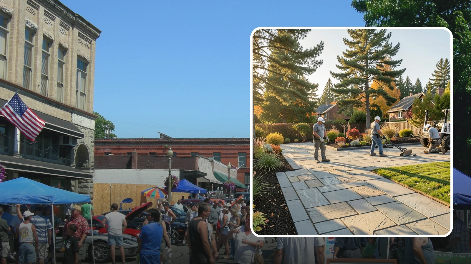 Natural Stone Paver Installation in Snohomish, Snohomish County, WA - Quarried natural stone pavers in uniform thicknesses that bring one-of-a-kind character to premium Northwest patios and entries.