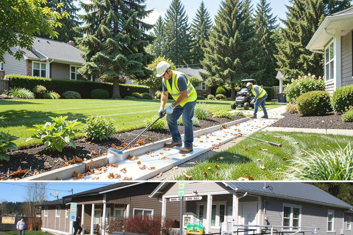 Natural Stone Paver Installation in South Prairie, Pierce County, WA - Best set in spring through fall so bedding stays dry and any sealer cures fully before the wet season returns.