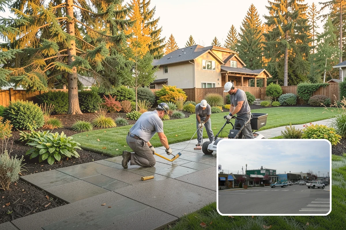 Natural Stone Paver Installation in Stanwood, Snohomish County, WA - Genuine, non-repeating natural texture and color