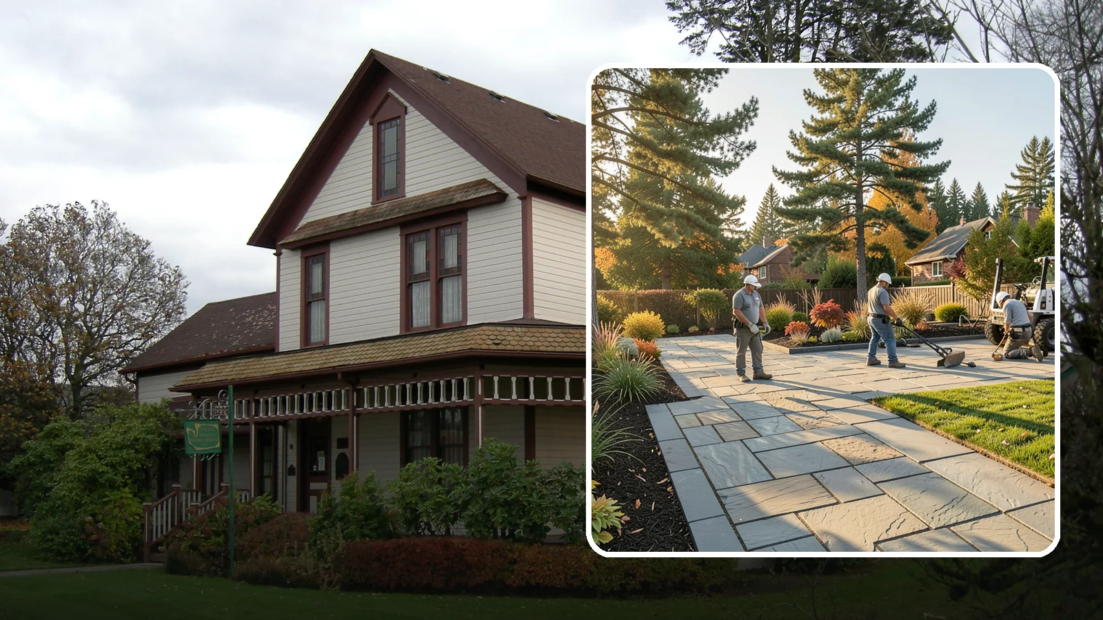 Natural Stone Paver Installation in Sumner, Pierce County, WA - Quarried natural stone pavers in uniform thicknesses that bring one-of-a-kind character to premium Northwest patios and entries.