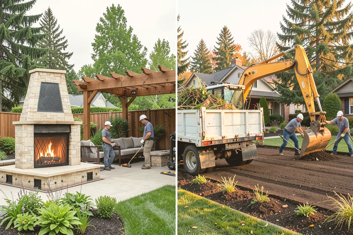 Natural Stone Retaining Wall in Bellevue, King County, WA - Excavate and shape the slope