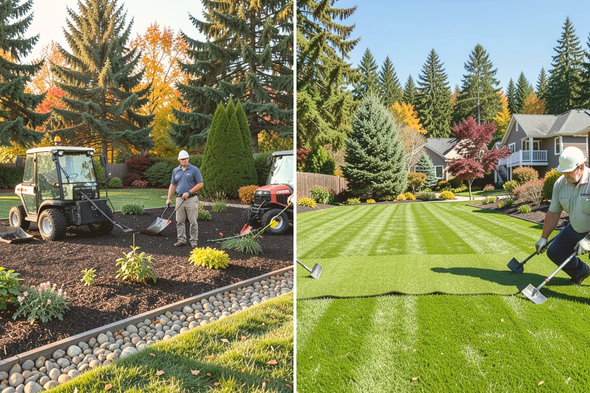 Natural Stone Retaining Wall in Bothell, King County, WA - Excavate and shape the slope