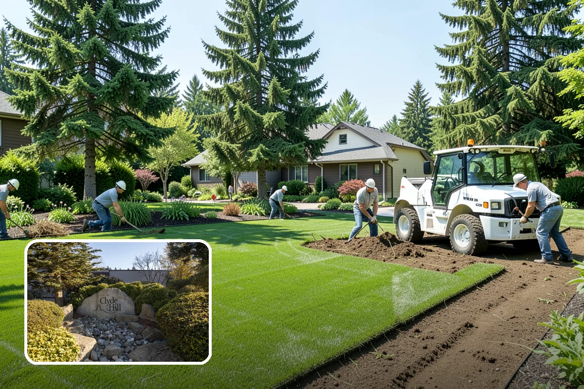 Natural Stone Retaining Wall in Clyde Hill, King County, WA - Distinctive, high-end natural appearance